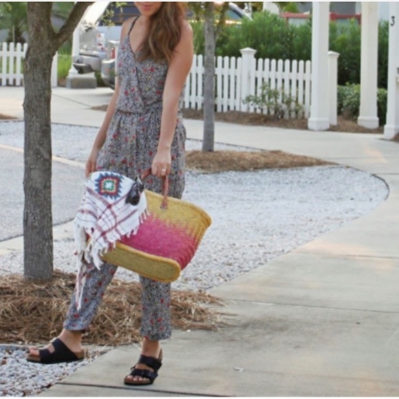 Anthropologie/Elevenes - Black/White/Multi Color Jumpsuit - M - Picture 4 of 10